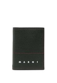 Marni pebble bi-fold wallet - Verde