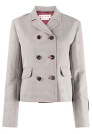 Marni houndstooth-pattern double-breasted blazer - Toni neutri