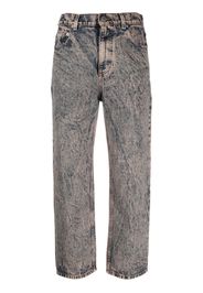 Marni acid-wash cropped jeans - Rosa