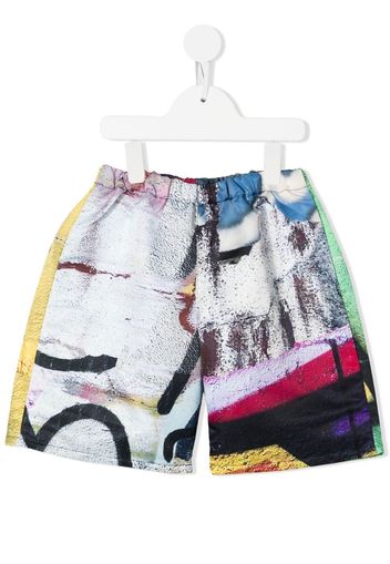 Marques'Almeida KIDS Shorts con stampa - Multicolore