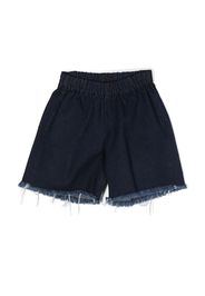 Marques'Almeida KIDS Retro raw-cut denim shorts - Blu