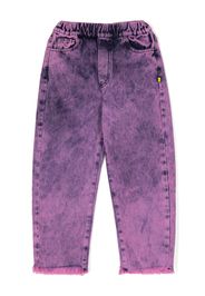 Marques'Almeida KIDS acid-washed frayed-hem jeans - Viola