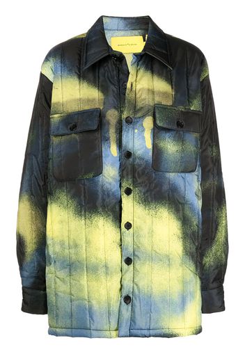 Marques'Almeida tie dye-print padded coat - Multicolore