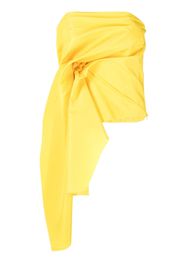 Marques'Almeida draped corset top - Giallo