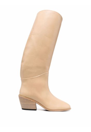 Marsèll slouched slip-on boots - Toni neutri