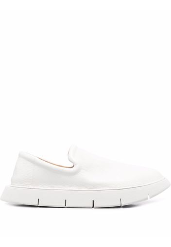 Marsèll Intagliata slip-on leather shoes - Bianco