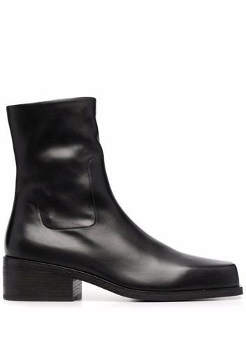 Marsèll square-toe block-heel boots - Nero