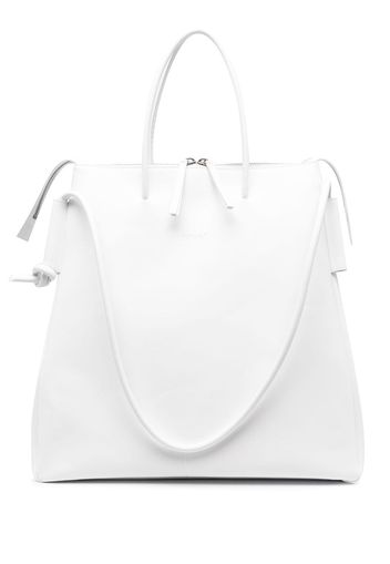 Marsèll Borsa tote con logo goffrato - Bianco