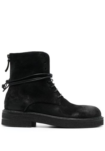 Marsèll lace-up suede boots - Nero