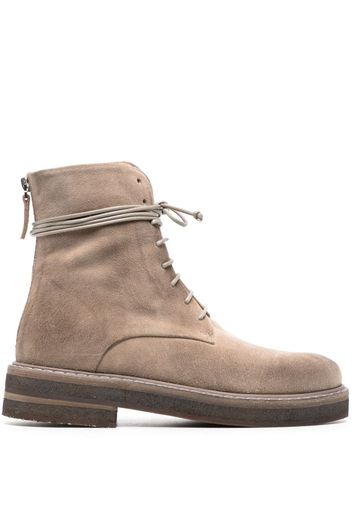 Marsèll Wig Amphibian 41mm suede ankle boots - Toni neutri