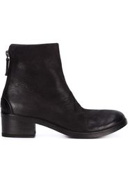 zipped midi boots