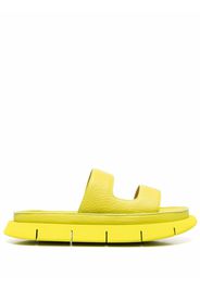 Marsèll open-toe strap slides - Verde