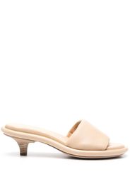 Marsèll leather 20mm padded mules - Toni neutri