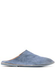 Marsèll almond-toe suede slippers - Blu