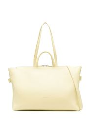 Marsèll debossed-logo leather tote bag - Giallo