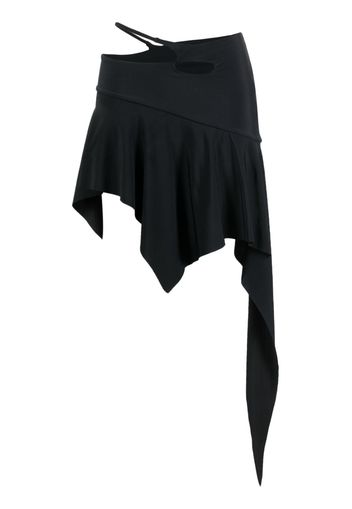 Marshall Columbia cut-out detail asymmetric skirt - Nero