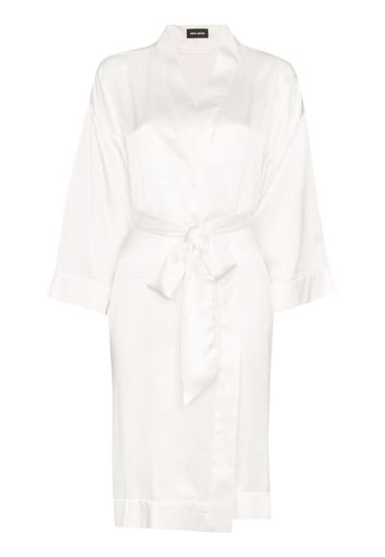 Rossellini tie-waist robe