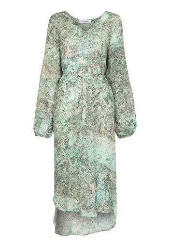 Märta Larsson floral-print midi dress - Verde