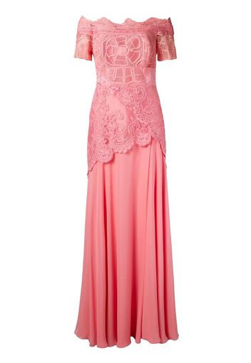 off the shoulder lace Patricia gown