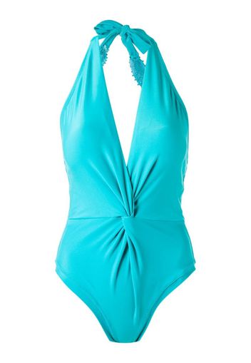 halterneck swimsuit