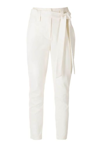 Pantaloni skinny a vita alta