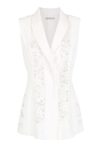 Martha Medeiros Gilet Thais - Bianco