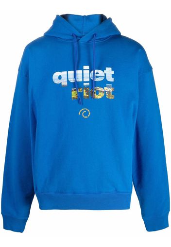 Martine Rose Quiet Riot hoodie - Blu