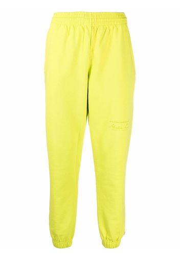 Martine Rose elasticated-waistband track pants - Verde