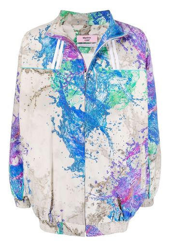 Martine Rose abstract-print lightweight jacket - Toni neutri