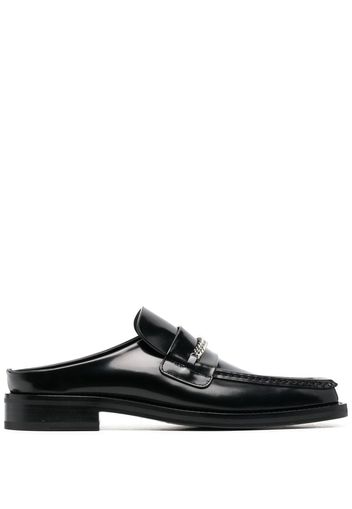 Martine Rose chain-detail 30mm loafers - Nero