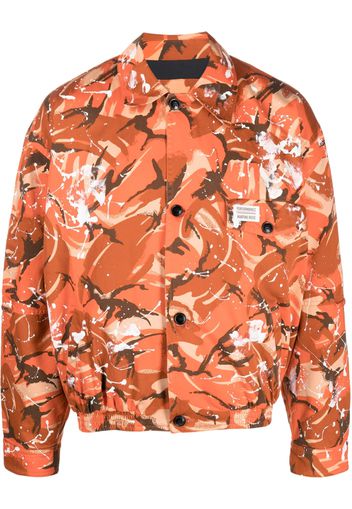 Martine Rose camo-print bomber jacket - Arancione