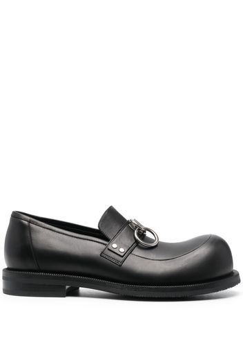 Martine Rose bulb-toe ring loafers - Nero