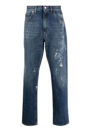 Martine Rose painter-wash straight jeans - Blu