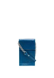 Martine Rose Marsupio con logo goffrato - Blu