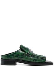 Martine Rose OPEN SQUARE TOE MULE - Verde