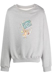 Martine Rose Better Days graphic-print cotton sweatshirt - Grigio