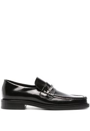 Martine Rose square-toe leather loafers - Nero