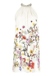 Mary Katrantzou Abito con dettaglio a fiori - Bianco