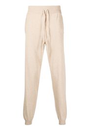 Ma'ry'ya drawstring-waist cotton track pants - Toni neutri