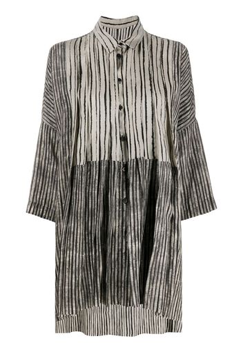 oversized striped shirt