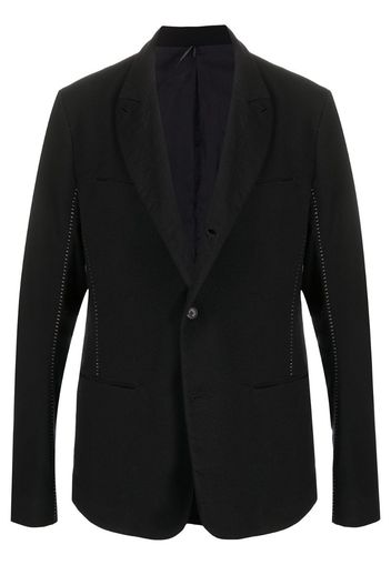 single-breasted wool blazer