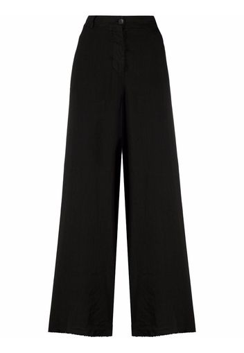 Masnada high-waisted wide leg trousers - Nero