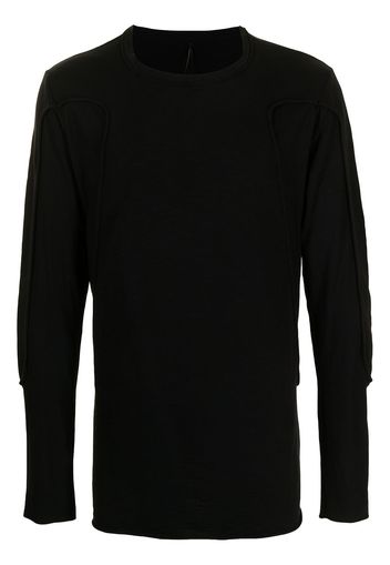 Masnada pipe-trim detail T-shirt - Nero