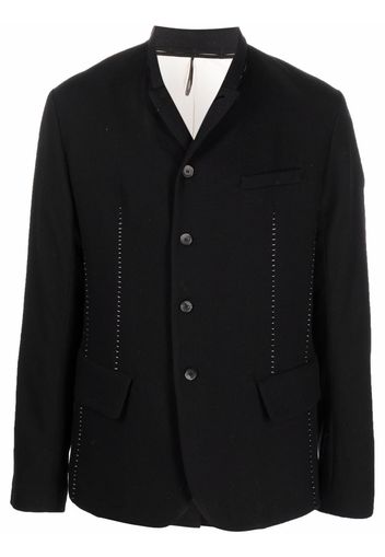 Masnada single-breasted fitted blazer - Nero