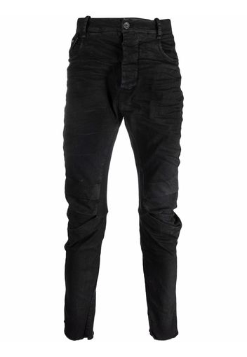 Masnada stitch-detail skinny jeans - Nero