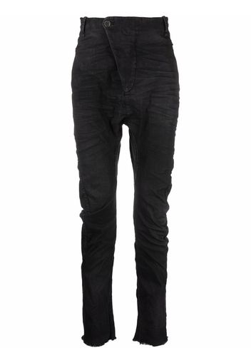 Masnada stitch-detail skinny jeans - Nero