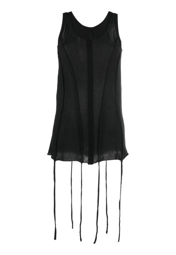 Masnada sleeveless top - Nero