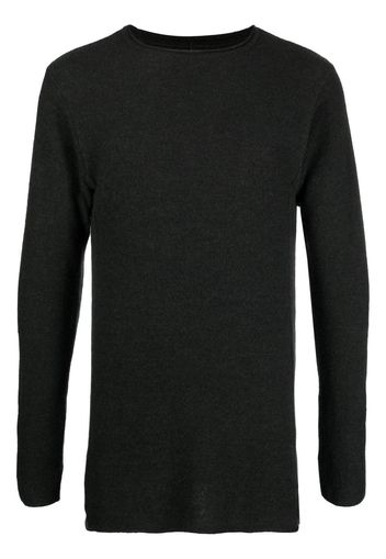 Masnada fine-knit round-neck jumper - Nero