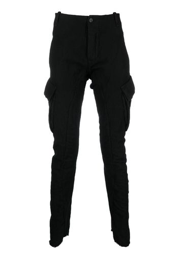 Masnada side cargo-pocket detail trousers - Nero