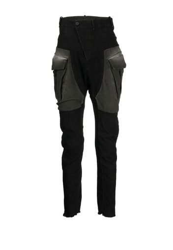 Masnada tapered-leg cargo trousers - Nero